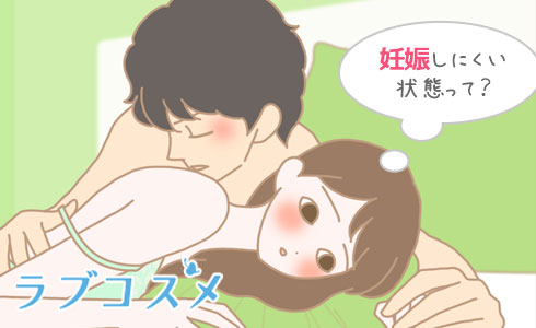 妊娠がしにくい状態が気になる女性のイラスト