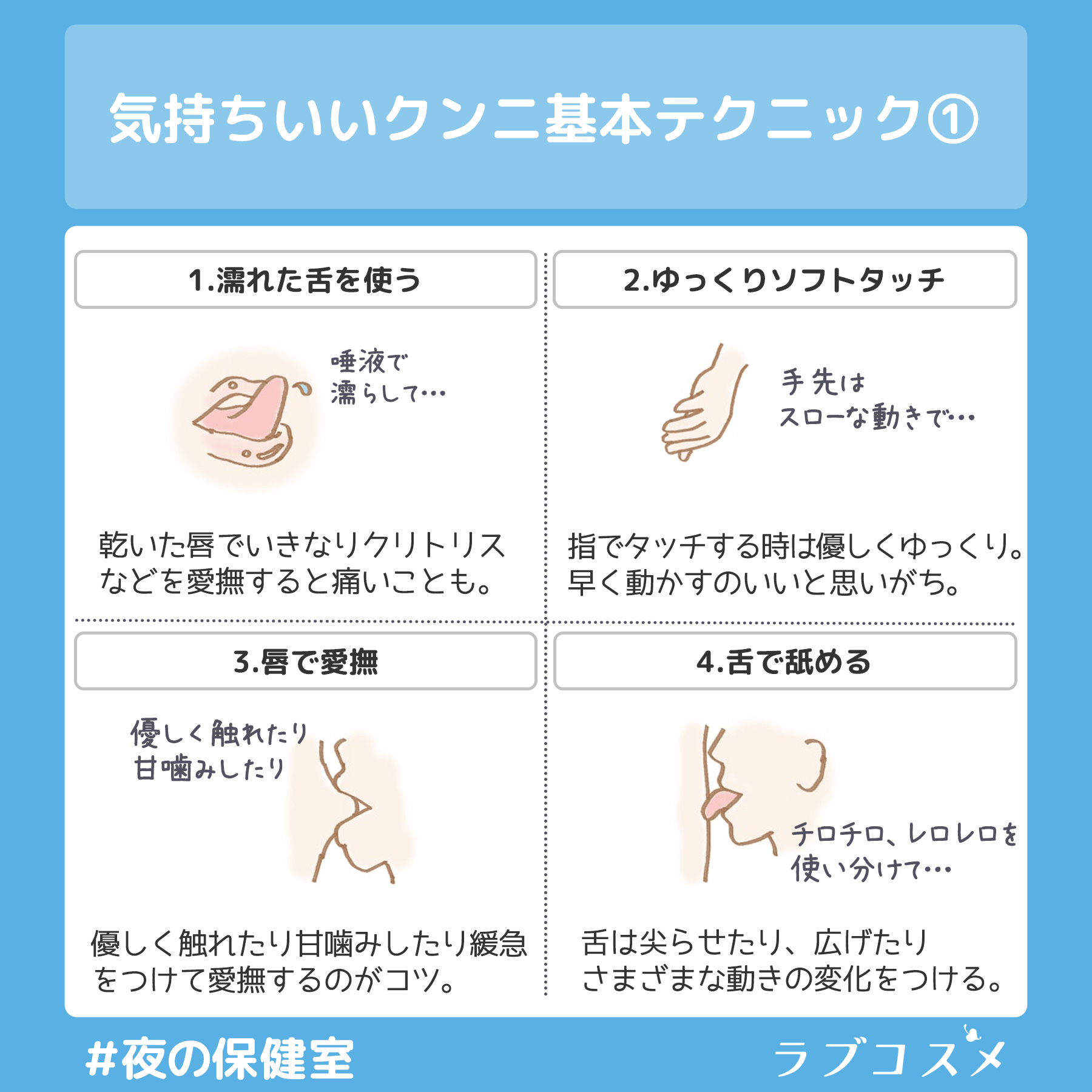 クンニ 基本テクニック①