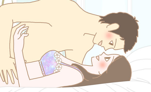 女性が好むエッチの体位/イラスト1