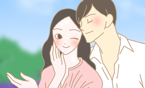 彼女の変化を褒めるコツ/イラスト2