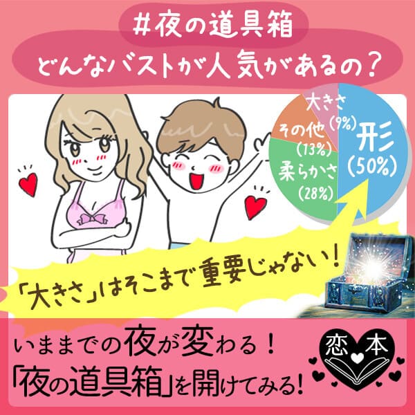 男性はどんなバストが好きなの?
