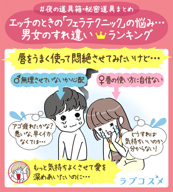 フェラのテクニックの悩み