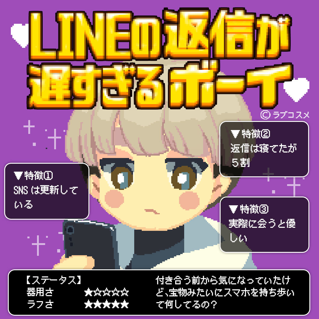 LINE①