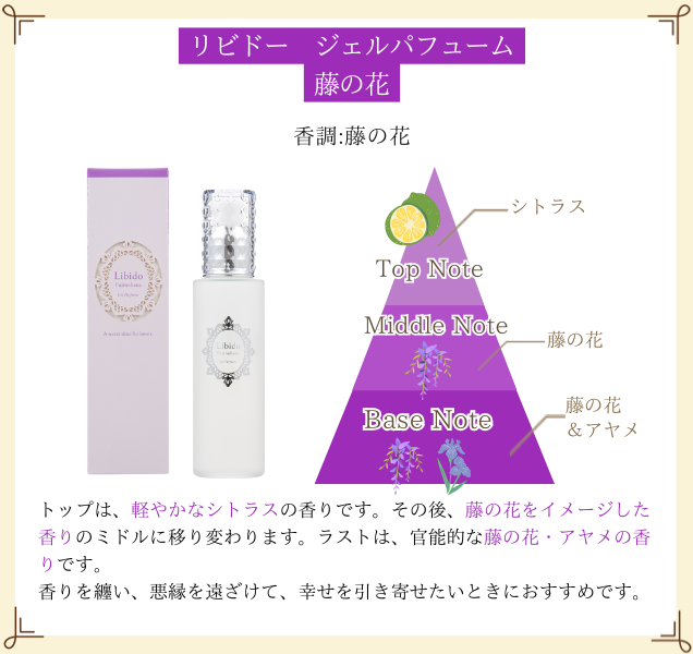 リビドー ジェルパフューム 藤の花