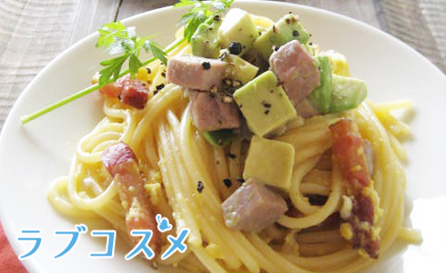 うずら卵のカルボナーラユッケ