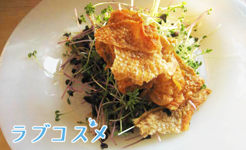 とっても簡単おつまみ。『鶏皮のパリッ』