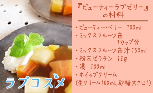 ビューティーラブゼリー/材料