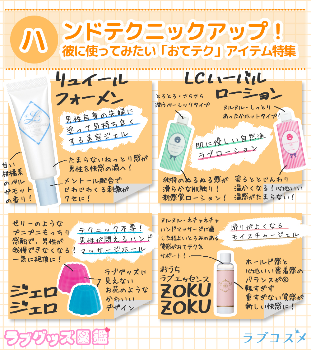 ハンドテクニックアイテム図鑑