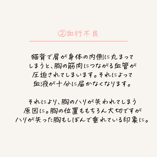 背中とおっぱい