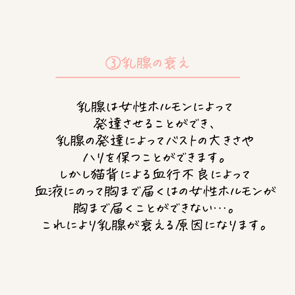背中とおっぱい