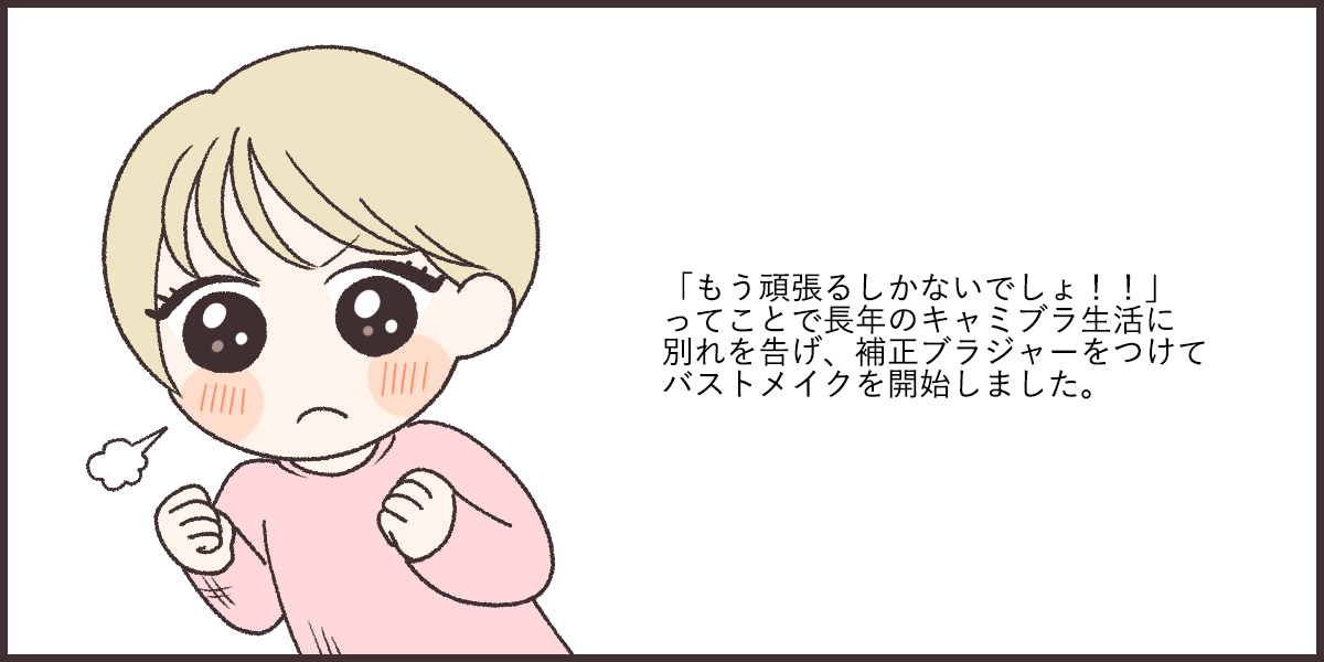 バストメイク始めました