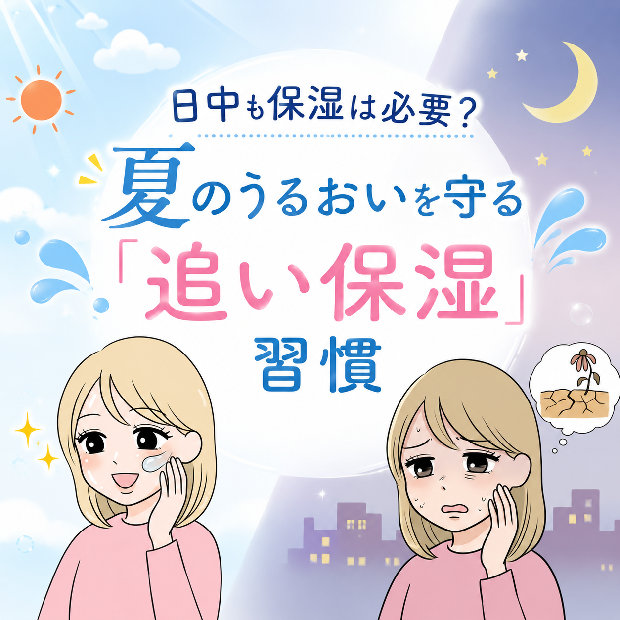 日中も保湿は必要？夏のうるおいを守る「追い保湿」習慣