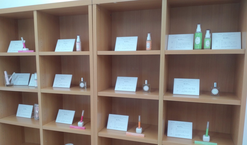 香りの部屋展示
