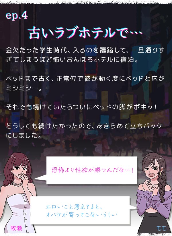 古いラブホテルで…