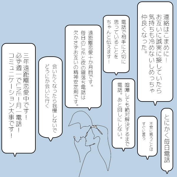 遠距離恋愛