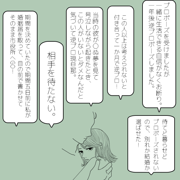 恋人からプロポーズ